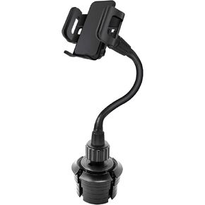 Cup Holder Phone Mount, Goose Neck Hands Free Cradle Compatible with Apple iPhone, Samsung Galaxy Z Flip, Z Fold, Google Pixel, Moto (PH650G)