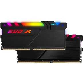 ذاكرة الوصول العشوائي GeIL EVO X II DDR4، 16 جيجابايت (8 جيجابايت × 2) 3600 ميجاهرتز 1.35 فولت XMP2.0، متوافقة مع Intel/AMD، ذاكرة سطح المكتب عالية السرعة DIMM طويلة، إنشاء محتوى للألعاب/الوسائط المتعددة/بث مباشر عالي الجودة in Kuwait