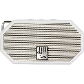 Altec Lansing Portable Bluetooth Speaker IP67 Waterproof Outdoor Speaker with 30-Foot Range and 6-Hour Battery Floating Shockproof Wireless Speaker for Beach, Shower, Home and Car (Red)