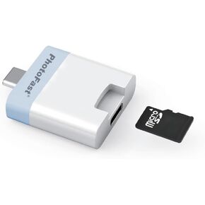 PhotoFast PhotoCube PD Plus PD+, Smart Auto Photo & Video Backup, The Photo Stick, Flash Drive, PD Fast Charging, Supports up to 2TB MicroSD for iPhone, Android, iPad, and Tablet, w/o MicroSD Card