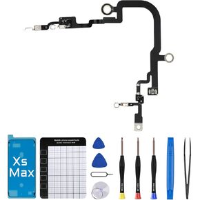 for iPhone Xs MAX Bluetooth WLAN Antenna Flex Cable Replacement Signal WiFi Bluetooth Connection Part for iPhone XSMAX with Repair Fix Tool 6.5 inch A1921 A2101 A2102 A2104