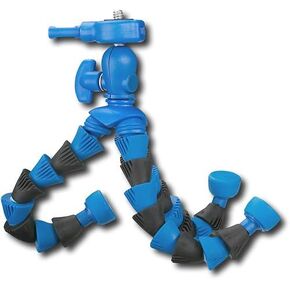 Sunpak PlatinumPlus FlexPod Gripper Plus for Digital Cameras With Ballhead and Quick-Release Plate - Blue/Black (620-PLUSBUB)
