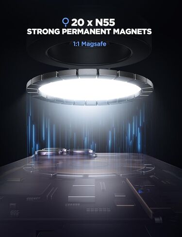 JOYROOM for MagSafe Car Mount 【أحدث ترقية لعام 2023】مغناطيس 20x حامل هاتف MagSafe للسيارة متوافق مع سلسلة iPhone 14/13/12 in Saudi Arabia