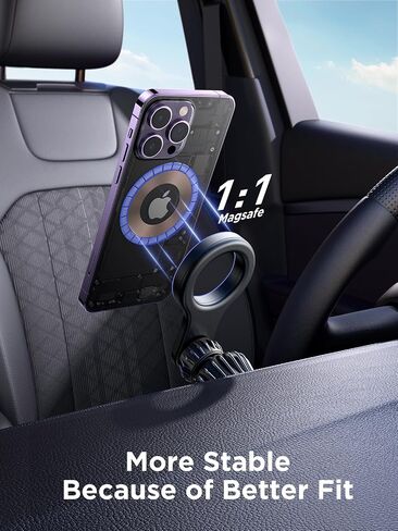 JOYROOM for MagSafe Car Mount 【أحدث ترقية لعام 2023】مغناطيس 20x حامل هاتف MagSafe للسيارة متوافق مع سلسلة iPhone 14/13/12 in Saudi Arabia