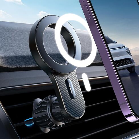 JOYROOM for MagSafe Car Mount 【أحدث ترقية لعام 2023】مغناطيس 20x حامل هاتف MagSafe للسيارة متوافق مع سلسلة iPhone 14/13/12 in Saudi Arabia