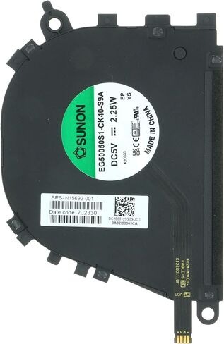 مروحة تبريد وحدة المعالجة المركزية البديلة لـ HP Envy X360 13-BF 13-BF0013DX 2 في 1 N15692-001 EG50050S1-CK40-S9A ND75C44-21J01 in Saudi Arabia