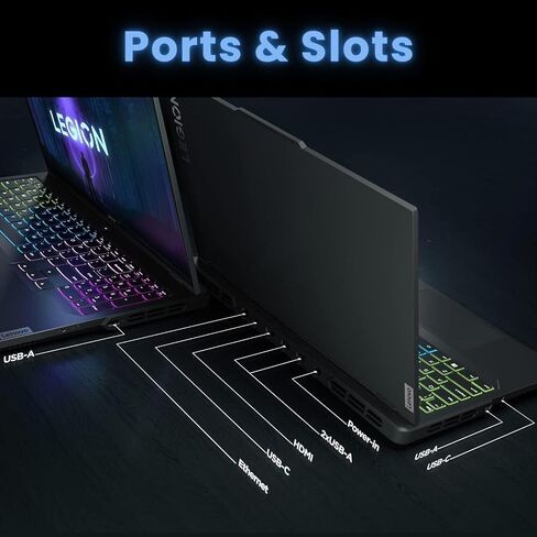 كمبيوتر محمول للألعاب Lenovo Legion Pro 5i، شاشة 16 بوصة WQXGA 2K 240 هرتز، Intel i9-13900HX، NVIDIA GeForce RTX 4070، ذاكرة الوصول العشوائي DDR5 16 جيجابايت، 1 تيرابايت SSD، لوحة مفاتيح RGB بإضاءة خلفية، Wi-Fi 6، Windows 11 Pro مع ترخيص مدى الحياة للمكتب in Kuwait