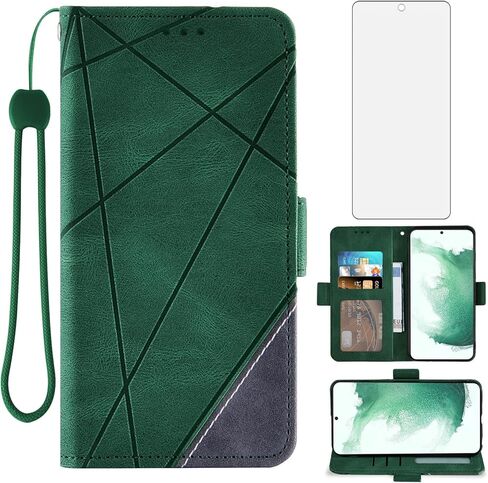 Asuwish Compatible with Samsung Galaxy A71 5G Wallet Case and Tempered Glass Screen Protector Leather Flip Cover Card Holder Stand Cell Accessories Phone Cases for Glaxay A 71 G5 Gaxaly 71A S71 Black in Kuwait