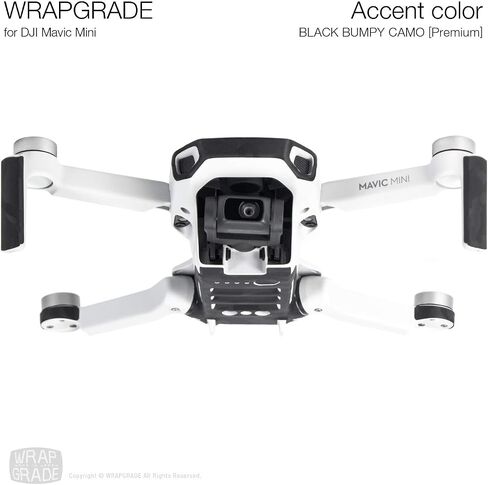 Wrapgrade Skin Compatible with DJI Mavic Mini & 2 SE & 4K | Accent Color (Airforce Silver) in Saudi Arabia