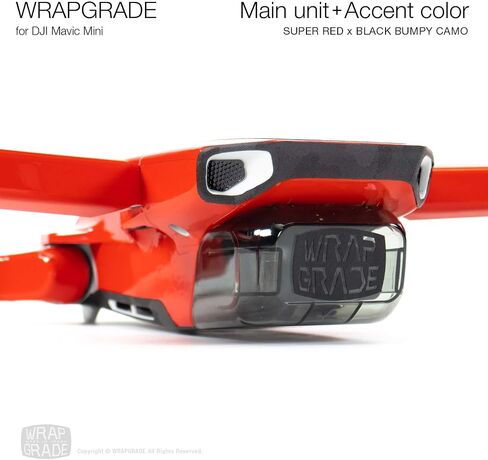 Wrapgrade Skin Compatible with DJI Mavic Mini & 2 SE & 4K | Accent Color (Airforce Silver) in Saudi Arabia