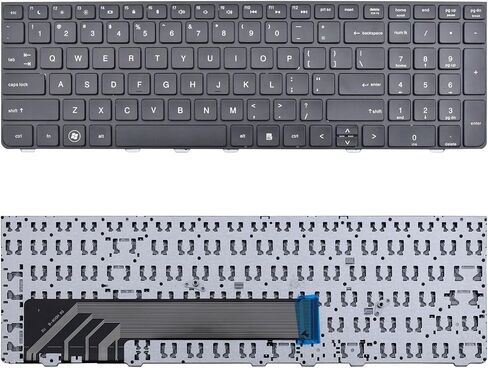 Keyboard Replacement Without Frame Compatible with HP ProBook 4530S 4535S 4730S 4735S Series Black US Layout in Saudi Arabia