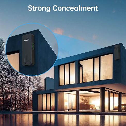 Black Wireless Bridge, UeeVii CPE990 Point to Point/Multipoint Anti-theft WiFi Bridge, 4 * 1000Mbps Port, 5.8G 5KM Outdoor Wireless Bridge Kit Used in Barn, Garage,Shop, etc, 24V POE, 2-Pack in Kuwait