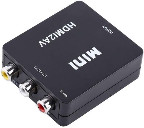 محول HDMI رقمي إلى فيديو مركب وصوت AV CVBS 720p/1080p (اللون: أسود) in Saudi Arabia