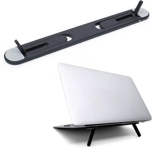 Keyboard Laptop Stand Computer Keyboard Calculator Laptop Stand Portable Keyboard riser Plastic Foldable and Invisable Laptop Riser Ergonomic Computer Keyboard Holder for Desk in Kuwait