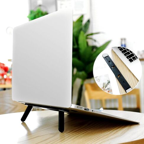 Keyboard Laptop Stand Computer Keyboard Calculator Laptop Stand Portable Keyboard riser Plastic Foldable and Invisable Laptop Riser Ergonomic Computer Keyboard Holder for Desk in Kuwait