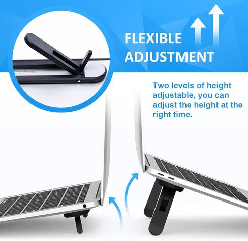 Keyboard Laptop Stand Computer Keyboard Calculator Laptop Stand Portable Keyboard riser Plastic Foldable and Invisable Laptop Riser Ergonomic Computer Keyboard Holder for Desk in Kuwait