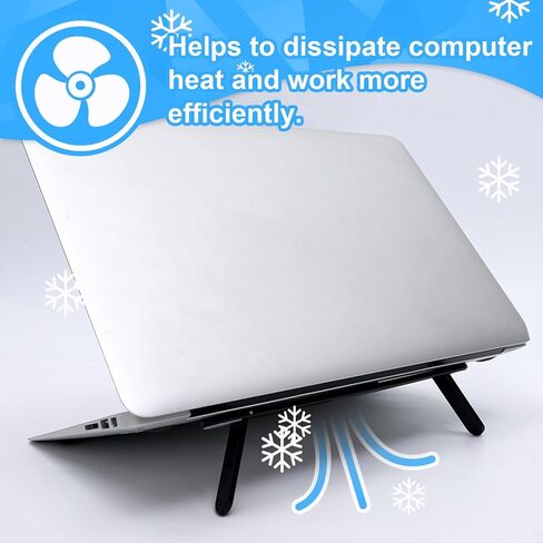 Keyboard Laptop Stand Computer Keyboard Calculator Laptop Stand Portable Keyboard riser Plastic Foldable and Invisable Laptop Riser Ergonomic Computer Keyboard Holder for Desk in Kuwait