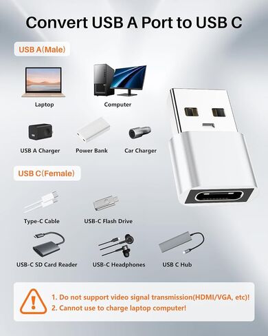 for Lightning to USB C Adapter*2 & USB A to USB C Adapter*2, 27W Fast Charging&Transfer Data,Converter to USB C for iPhone 15/14/13,for iPad,for AirPods,Samsung S23,Car(4 Pack,Silver+Pink) in Saudi Arabia