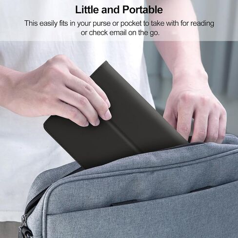 تابلت صغير مقاس 7 بوصات بنظام Android 11 بسعة 2 جيجابايت + 32 جيجابايت مزود بشاشة HD IPS وكاميرا مزدوجة وواي فاي GMS مع حافظة (أبيض) in Kuwait