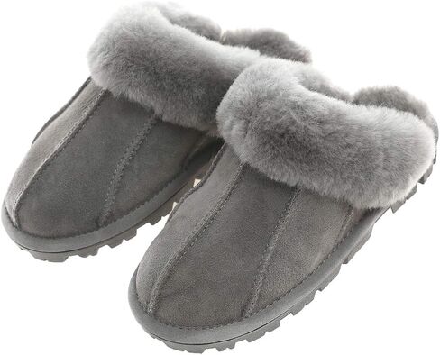 Unisex sheepskin wool fur Leather women's Slippers hanada slide in Saudi Arabia