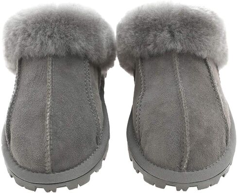 Unisex sheepskin wool fur Leather women's Slippers hanada slide in Saudi Arabia