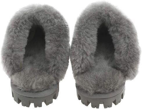 Unisex sheepskin wool fur Leather women's Slippers hanada slide in Saudi Arabia