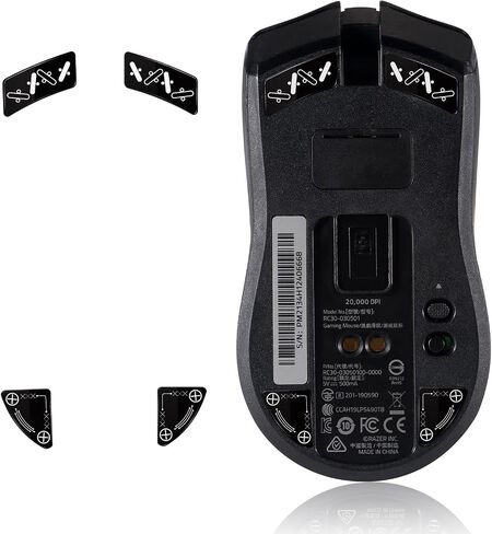 Immoenuc زلاجات فأرة زجاجية من أجل Razer Viper Ultimate Mouse Feet Pads ناعمة ومتينة ملحقات ماوس الألعاب (نمط الطباعة) in Kuwait
