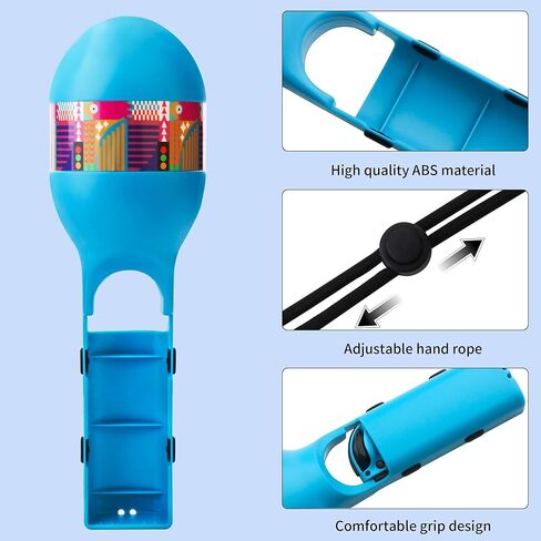 HYPERCASE Red&Blue Joycon Grip for Nintendo Switch/OLED, Left & Right Controller for Switch Game Hand, 2Pcs Sports Accessories with Ultimate Gaming Experience in Kuwait