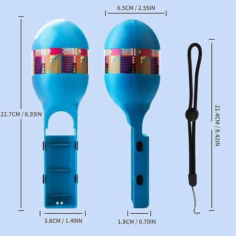 HYPERCASE Red&Blue Joycon Grip for Nintendo Switch/OLED, Left & Right Controller for Switch Game Hand, 2Pcs Sports Accessories with Ultimate Gaming Experience in Kuwait