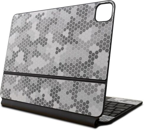 غلاف متوافق مع لوحة مفاتيح Apple Magic Keyboard لجهاز iPad Pro مقاس 13 بوصة (M4) 2024 - خرسانية الظل - غطاء لاصق واقٍ من الفينيل 3M ممتاز - سهل الاستخدام | صُنع في الولايات المتحدة الأمريكية بواسطة MightySkins in Kuwait