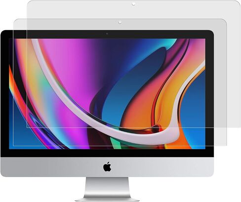 واقي شاشة MUBUY-GOL مكون من قطعتين لجهاز iMac 27 بوصة/iMac Pro 27 موديل A2115 A1862 A1419 A1312 غطاء فيلم مرشح شاشة الكمبيوتر مضاد للوهج غير لامع مضاد لبصمات الأصابع، مضاد للخدش in Saudi Arabia