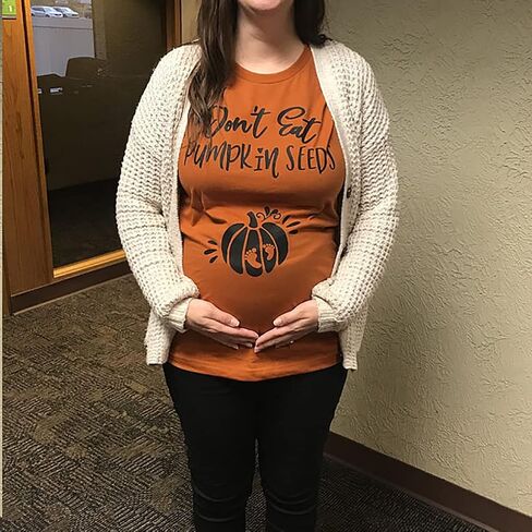 هالوين قميص الأمومة لا تأكل بذور اليقطين الجدة الأمومة تي شيرت المرأة إلكتروني طباعة الجرافيك الخريف المحملة القمم in Kuwait