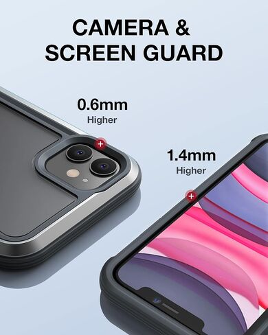 X-Doria Raptic Shield Case, iPhone 11 Pro, Iridescent, Military Grade Drop Tested, Aluminum, Polycarbonate, Lightweight, Camera Protector in Saudi Arabia
