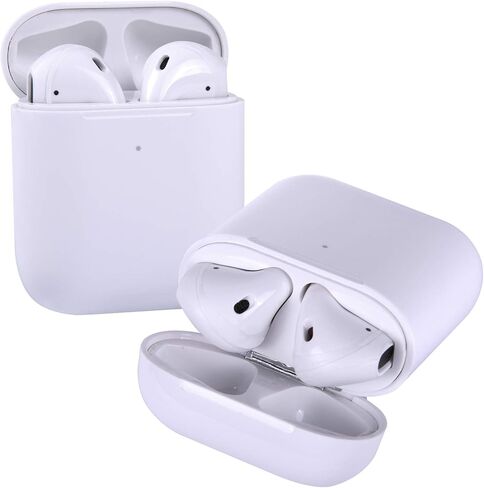 10 أزواج من أطراف الأذن من Wisdompro متوافقة مع Apple AirPods 2 و1، سيليكون ناعم للغاية ورفيع للغاية ومضاد للانزلاق ومقاوم للغبار مناسب لغطاء الأذن - شفاف in Kuwait