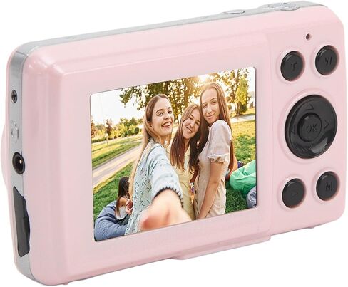 FHD 1080P Digital Camera Auto Focus, 2.4 16MP 16X Digital Zoom Portable Mini Camera, Anti Shake Vlogging Selfie Cameras for Boys Girls Kids Teens (Silver Gray) in Kuwait