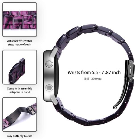 حزام ساعة لساعة Veryfit الذكية IDW19، سوار معصم من الراتنج خفيف الوزن متوافق مع ساعة MILOUZ، Amzhero، A-TGTGA، TOOBUR، TMHAI، Hoowel IDW19 الذكية in Kuwait