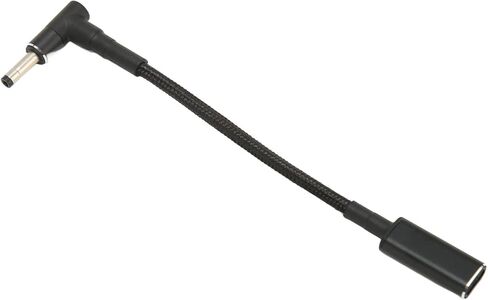 USB C ذكر أنثى إلى 4.0x1.7 مللي متر تيار مستمر محول ثنائي الشريحة PD Emark 100 واط USB C كفاءة آمنة إلى تيار مستمر محول لأجهزة الكمبيوتر المحمول in Kuwait