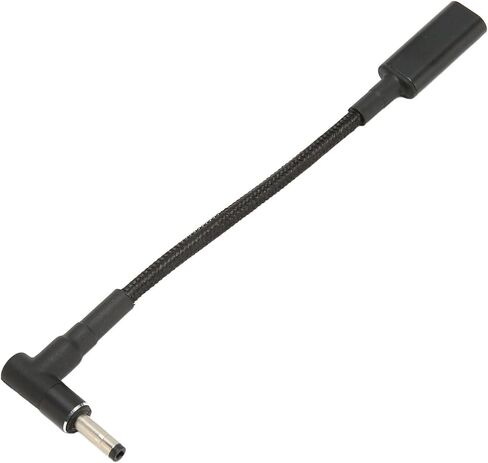 USB C ذكر أنثى إلى 4.0x1.7 مللي متر تيار مستمر محول ثنائي الشريحة PD Emark 100 واط USB C كفاءة آمنة إلى تيار مستمر محول لأجهزة الكمبيوتر المحمول in Kuwait