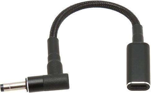USB C ذكر أنثى إلى 4.0x1.7 مللي متر تيار مستمر محول ثنائي الشريحة PD Emark 100 واط USB C كفاءة آمنة إلى تيار مستمر محول لأجهزة الكمبيوتر المحمول in Kuwait