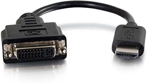 محول كابل C2G Legrand DVI إلى HDMI، محول DVI-D أنثى إلى HDMI أنثى، كابل محول HDMI أسود لكابل محول ثنائي الاتجاه، عدد 1، C2G 18402 in Saudi Arabia