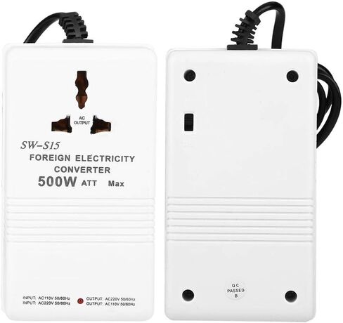 SW-S15 500 واط تصعيد/باك ثنائي القناة محول جهد كهربي محول CN التوصيل محول السفر الدولي في جميع أنحاء العالم in Saudi Arabia