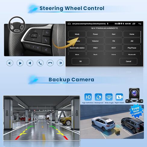 راديو ستيريو للسيارة 2+64G Android 13 CarPlay لسيارة Nissan Juke 2011-2016، شاشة لمس عالية الدقة 9 بوصة متوافقة مع Android Auto، كاميرا احتياطية AHD، وصلة مرآة، GPS، WiFi، FM RDS in Saudi Arabia