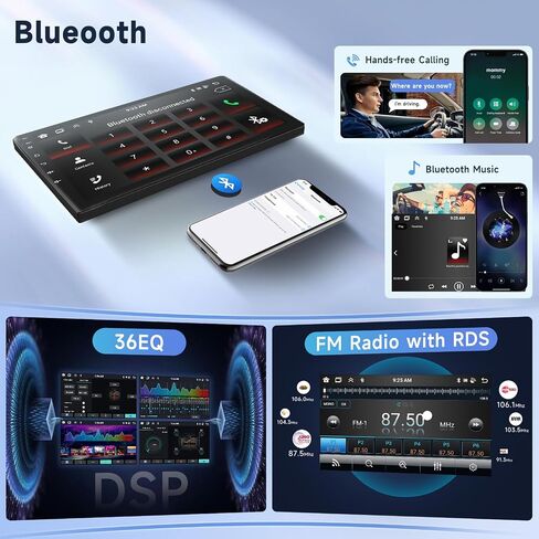 Hodozzy 4G+64G 8 Core Android Car Stereo for Lexus ES250 ES300 ES330 2001 2002 2003 2004 2005 2006 راديو، 9 بوصة تعمل باللمس راديو السيارة مع Carplay&Android Auto، GPS، بلوتوث، WIFI، FM، كاميرا in Saudi Arabia