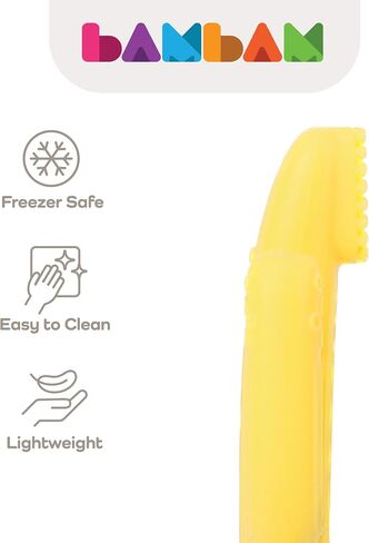 BAMBAM Baby – Premium Silicone Teething Toothbrush Toy | 100% BPA Free, Child Safety Tested, for Baby & Infant 3-6 and 6-12 Months | Carl The Cactus Teether Toys (Magic Magenta) in Saudi Arabia