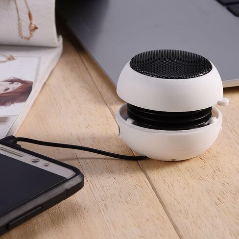 Portable Speaker, Retractable Speaker with Built-in Alexa Voice Control, Low Power Consumption, Mini Speaker with Hang Hole for Home, Outdoor, in Kuwait
