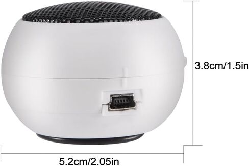 Portable Speaker, Retractable Speaker with Built-in Alexa Voice Control, Low Power Consumption, Mini Speaker with Hang Hole for Home, Outdoor, in Kuwait