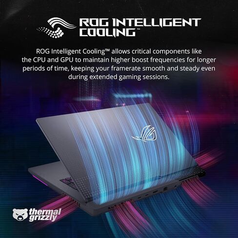 ASUS ROG Strix G17 Gaming Laptop, 17.3" QHD 240Hz Display, AMD Ryzen 9 7845HX, GeForce RTX 4060, 16GB DDR5 RAM, 1TB PCIe SSD, RGB Backlit Keyboard, Win 11 Pro, Gray, 32GB Hotface USB Card (Renewed) in Saudi Arabia