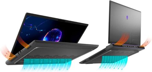 Dell Alienware m16 Gaming Laptop, 16" QHD+ 240Hz Display, 13th Gen Core i9-13900HX, GeForce RTX 4080, 64GB DDR5, 1TB PCIe 4.0, RGB Backlit KB, TB 4, WiFi 6, RJ45, Webcam, PDG HDMI Cable, Win 11 Pro in Saudi Arabia