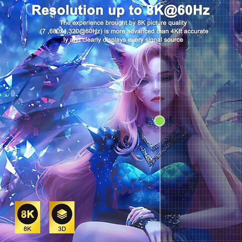 محول وصلة HDMI XMSJSIY 8K أنثى إلى أنثى/ذكر إلى ذكر يدعم وصلة HDMI 8K@60 هرتز/4K@120 هرتز، 7680x4320P، ثلاثي الأبعاد، HDR، ARC، سرعة عالية 48 جيجابت في الثانية لأجهزة الكمبيوتر المحمول، الكمبيوتر الشخصي، الشاشة، التلفزيون - قطعتان... in Saudi Arabia