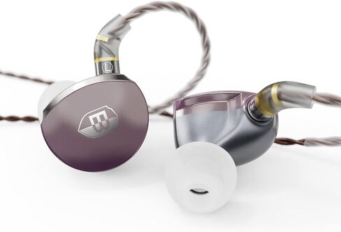 BASN MTPro in Ear Monitors, 14.5mm Planar HiFi IEM Headphones with CNC Process and 4-Core Litz OCC Single-Crystal Copper Cable for Musicians(Rich Black) in Saudi Arabia